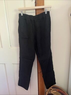 Linenfox nova pant, black, medium